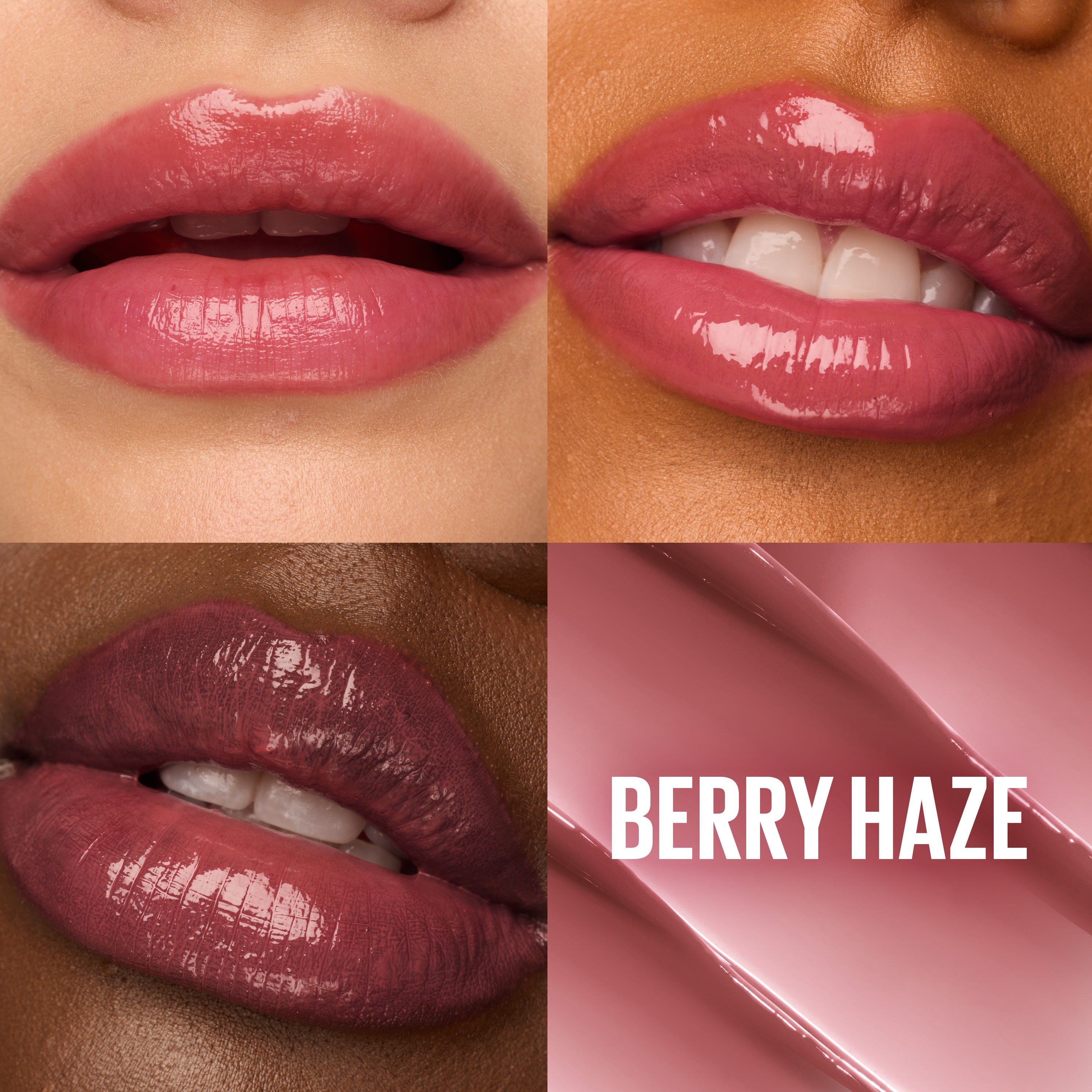 Maybelline New York - Tinted Lip Oil Balm with cherry extract - 24Hr Hydrated Lips Lifter Glaze 007 Berry Haze