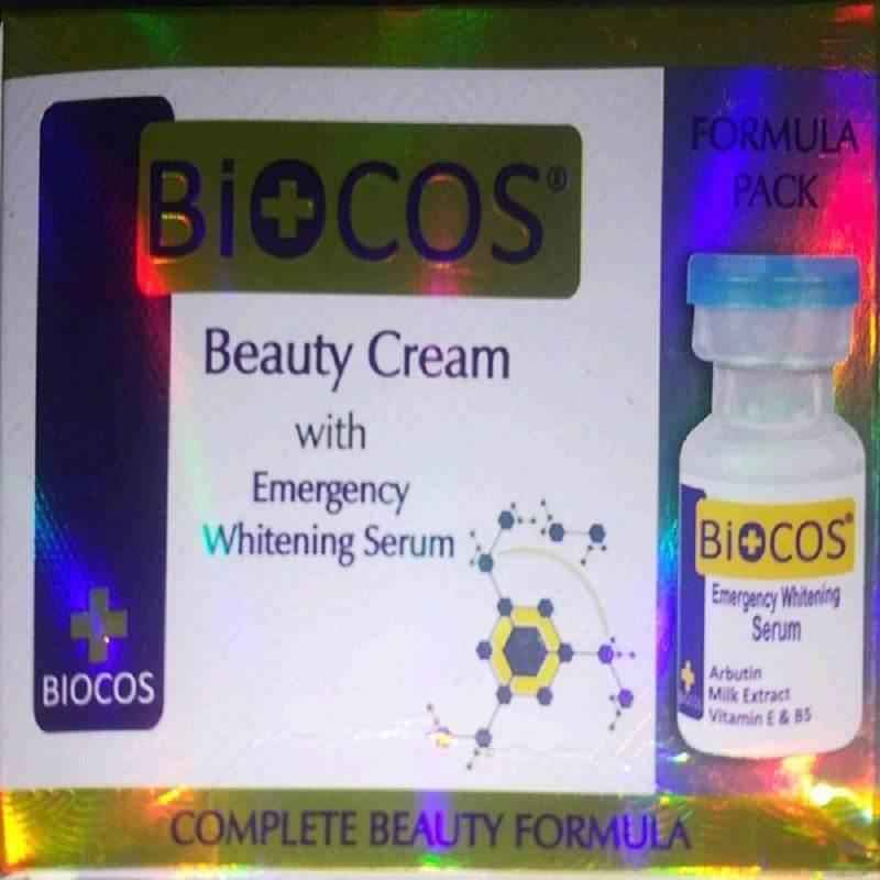 Biocos Emergency whitening cream with Serum