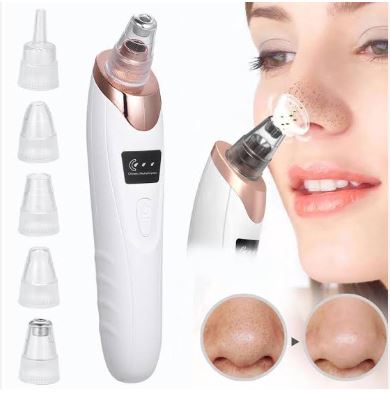 5-in-1 Blackhead Removal Machine Rechargeable Pore Vacuum Cleaner & Acne Remover