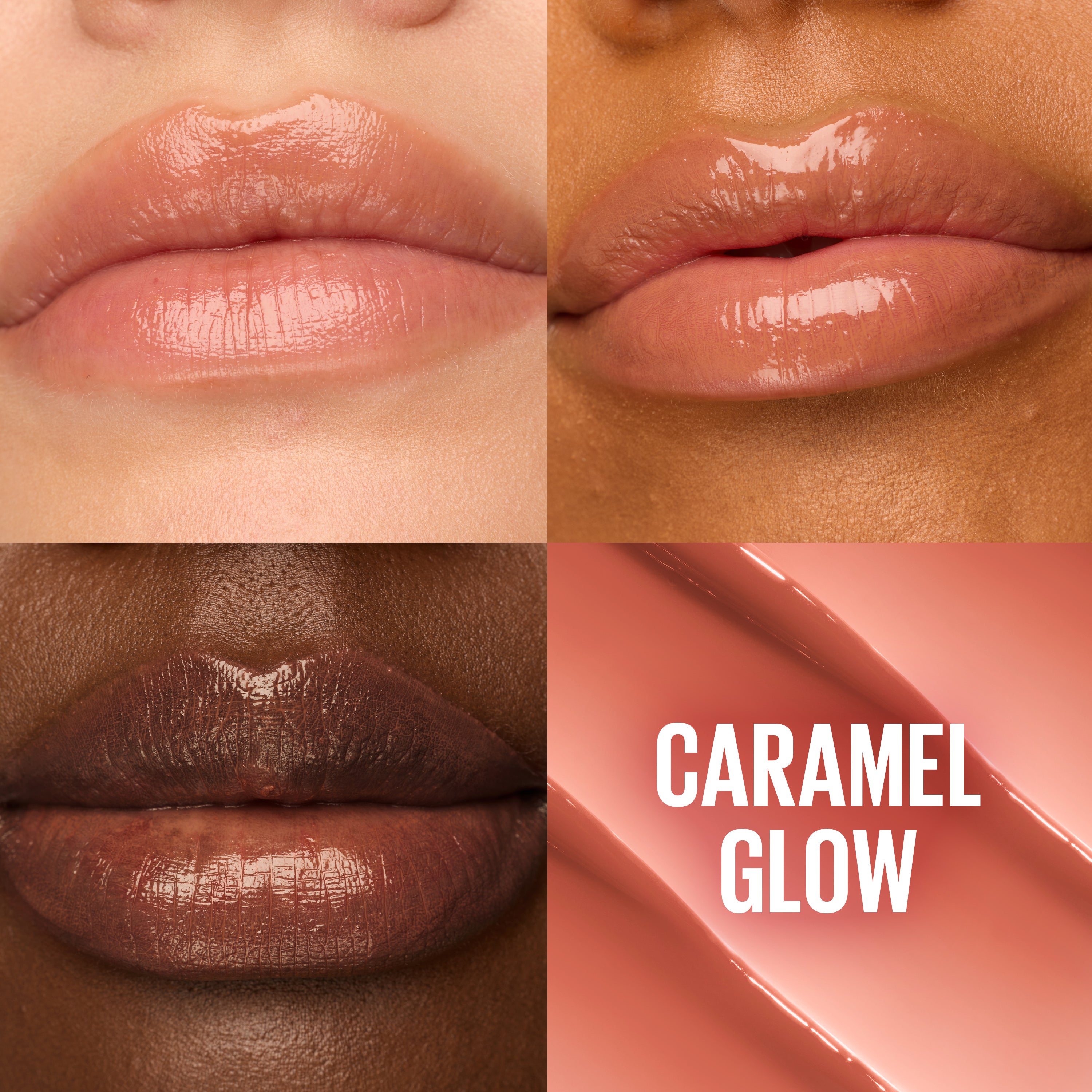 Maybelline New York - Tinted Lip Oil Balm with cherry extract - 24Hr Hydrated Lips Lifter Glaze 006 Caramel Glow