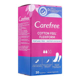 Carefree Flexiform Unscented Cotton Panty Liner 30'S Carefree  