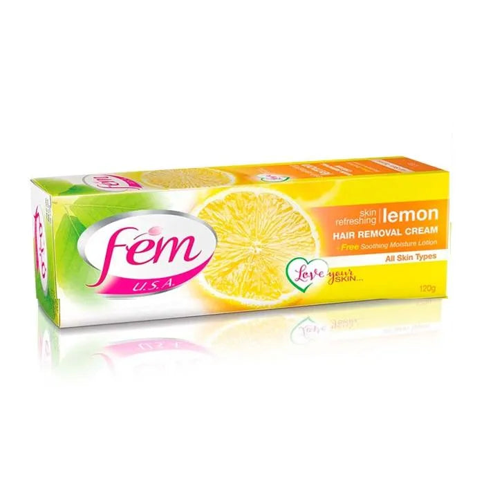 FEM HAIR REMOVAL CREA SKIN LEMON SOFTENING 120 GM