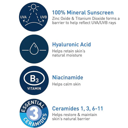 Cerave SPF50 Hydrating Sunscreen 5Oz