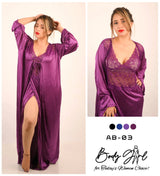 Body Girl 2-Pieces Long Camisole & Gown For Girls & Women Free Size body girl  