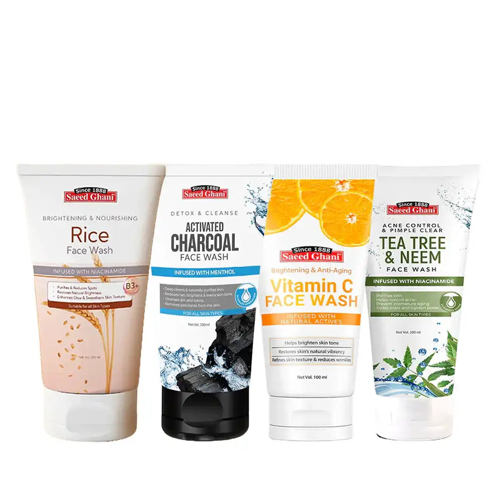 Bundle of 4 Face Washes at the price of 3 (100ml) Deals & Kits  