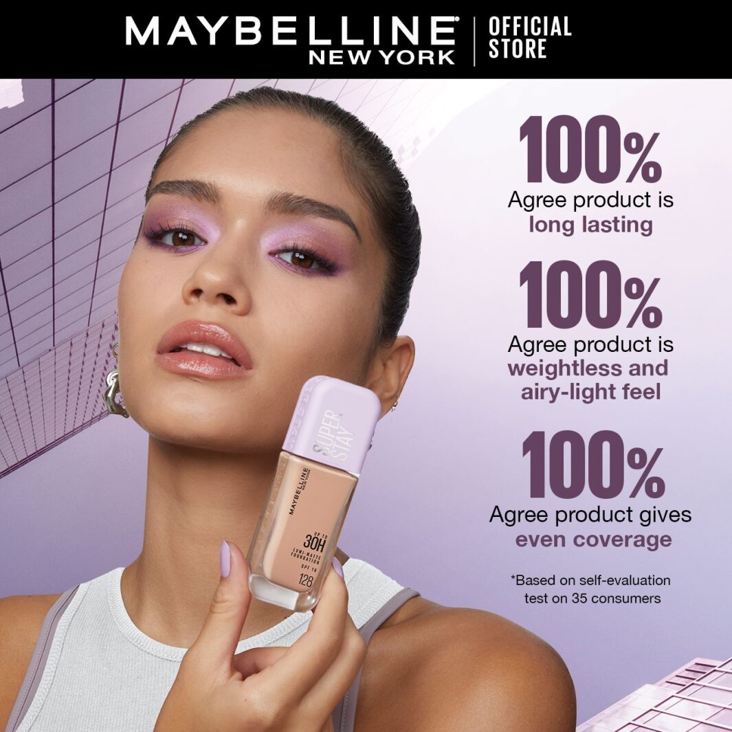 Maybelline New York - Superstay Lumi Matte Liquid Foundation With Spf-16, 30H Weightless Longwear, 18Ml, (Shade 220)