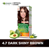 Garnier - Color Naturals Crème Hair Color - 4.7 Dark Shiny Brown Garnier  