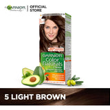 Garnier - Color Naturals Crème Hair Color - 5 Light Brown Garnier  