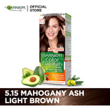Garnier - Color Naturals Crème Hair Color - 5.15 Mahogany Ash Light Brown Garnier  