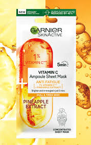 Garnier Pineapple 5 Min Vitamin C Tissue Mask 15G