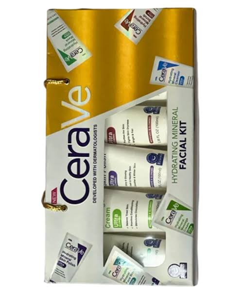CeraVe  Hydrating Munral Facial Kit Tube 100mlX6