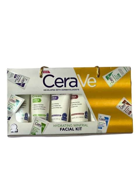 CeraVe  Hydrating Munral Facial Kit Tube 100mlX6
