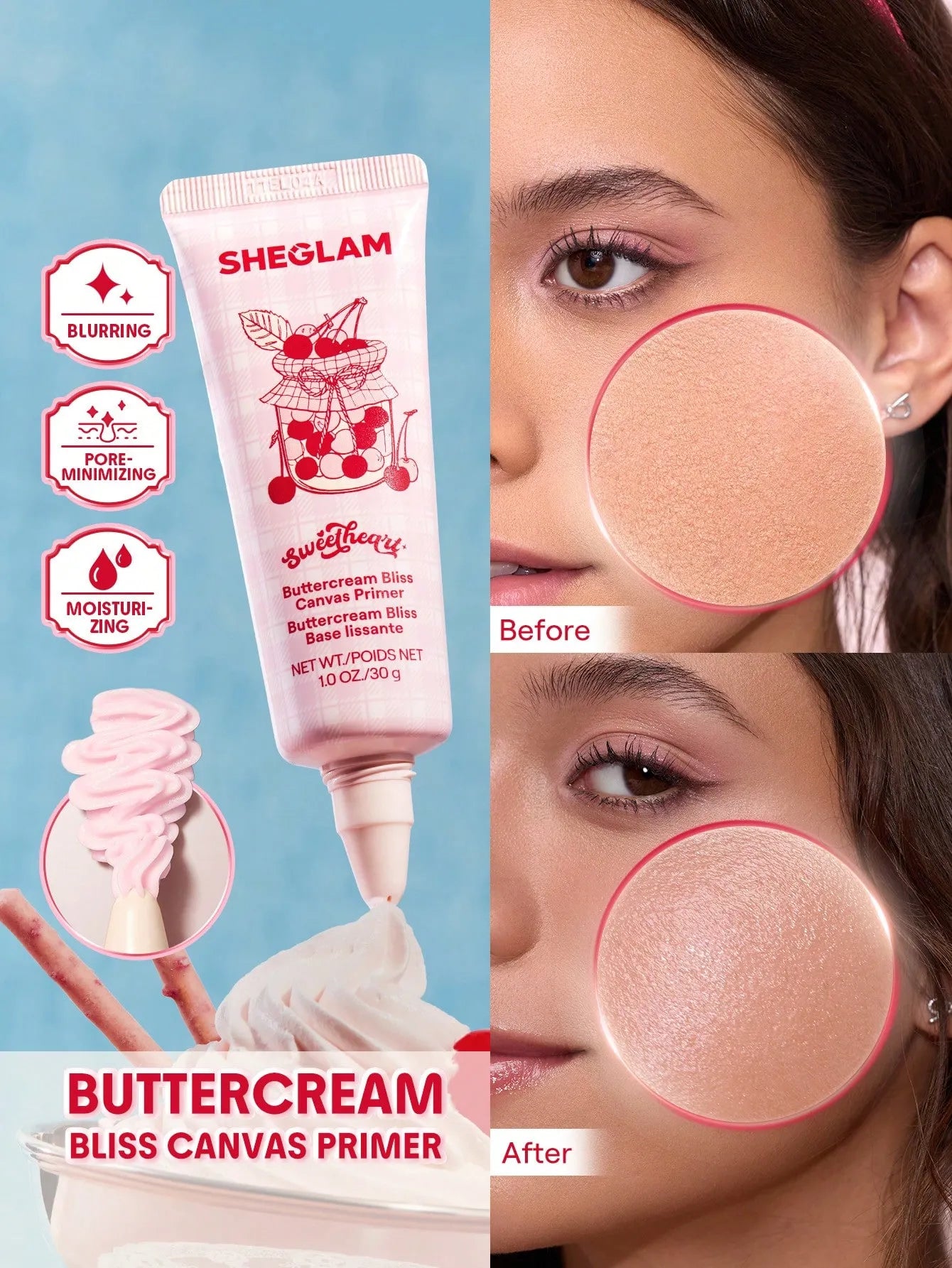 Sheglam -  Buttercream Bliss Canvas Primer