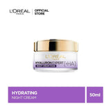 L'Oreal Paris Hyaluron Expert Replumping Moisturizing Care Night Cream Mask With Hyaluronic Acid, 50ML - Hydrating, Glass Skin Loreal  