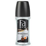 FA Men Dry Roll on Invisible Power 72H Protection Antiperspirant FA  