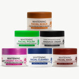 Real Beauty Facial Kit – Complete Whitening & Glow Set (100ml x 6 Jars) Black Rose Color Experts  