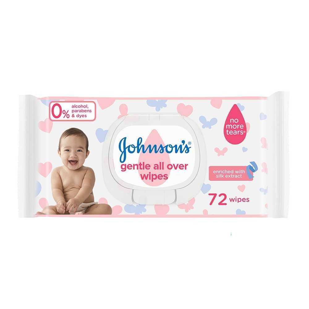 Johnsons Baby Wipes 72pcs