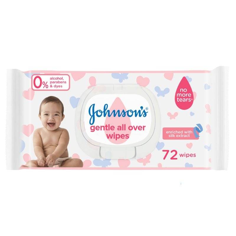 Johnsons Baby Wipes 72pcs