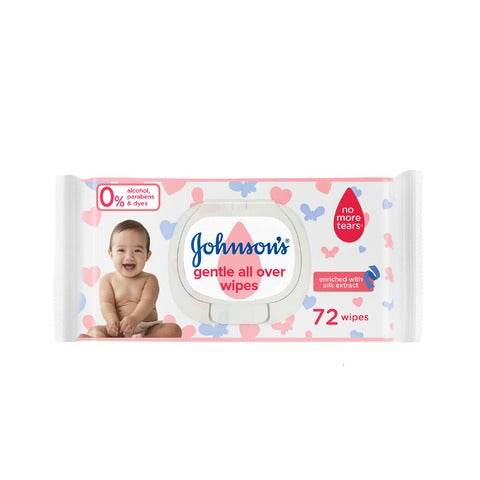 Johnsons Baby Wipes 72pcs
