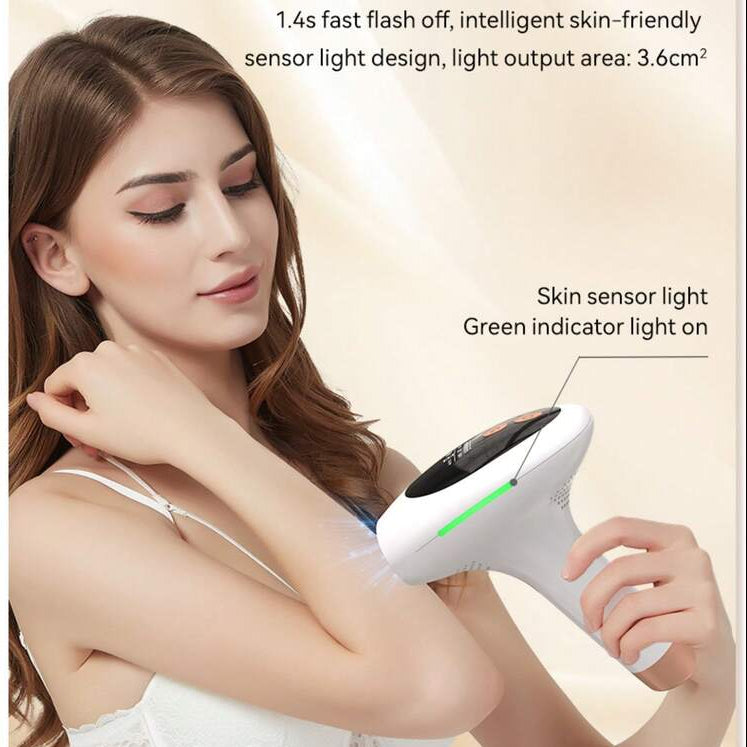 Babyverse Professional IPL Hair Removal Device SE12 – Painless 999999 Flashes with Ice Cooling Technology