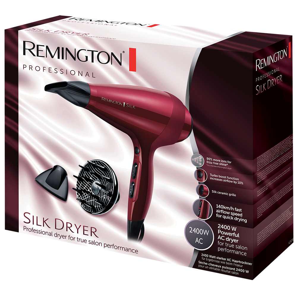 REMINGTON D9096 HAIR DRYER SILK CERAMIC 2400W