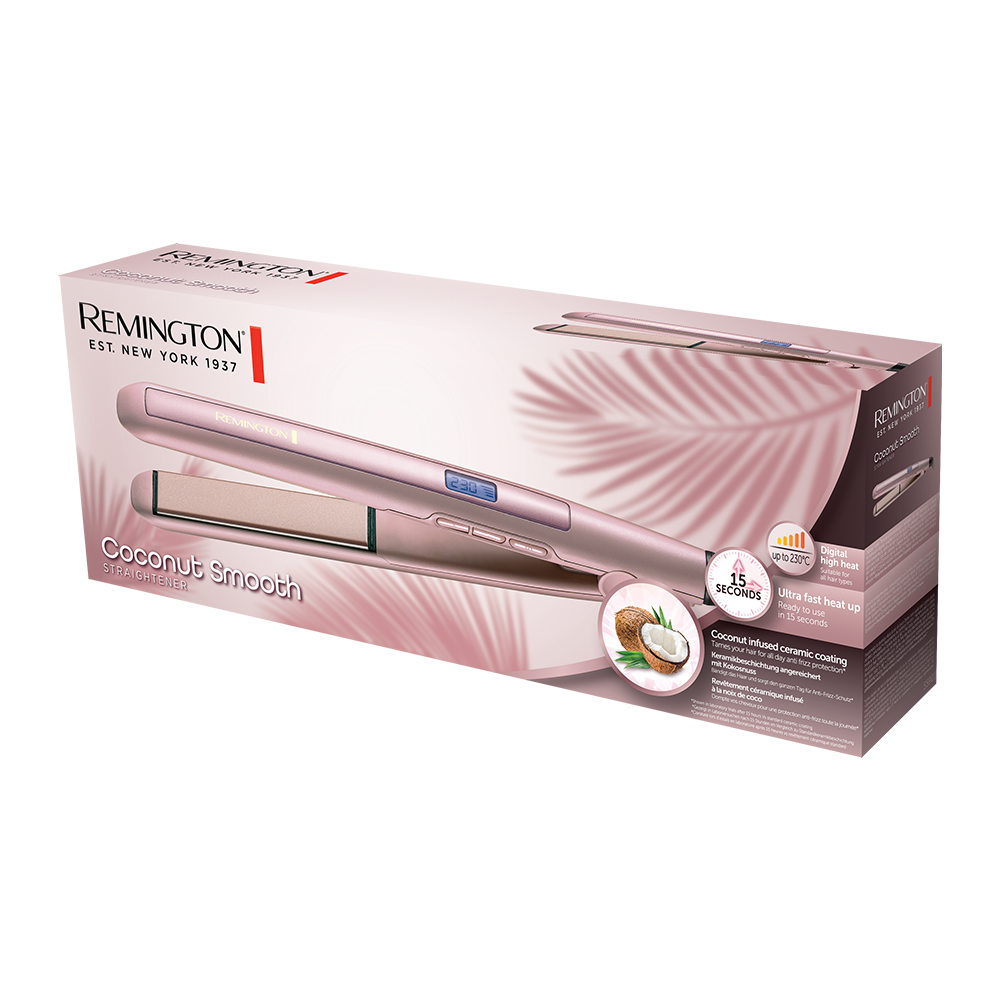 REMINGTON COCONUT SMOOTH HAIR STRAIGHTENER S5901