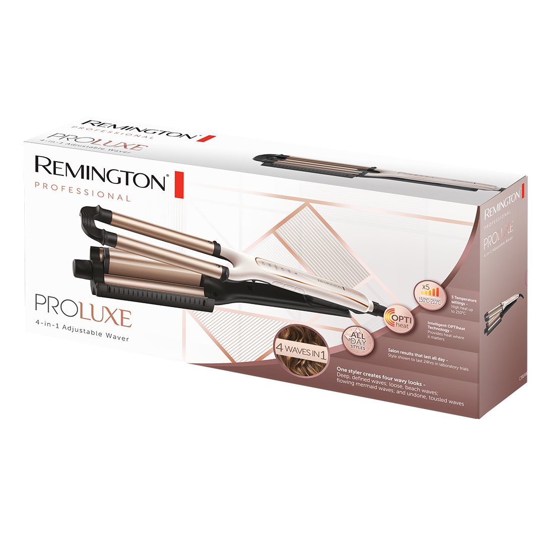 REMINGTON PROLUXE 4-IN-1 ADJUSTABLE WAVER CI91AW