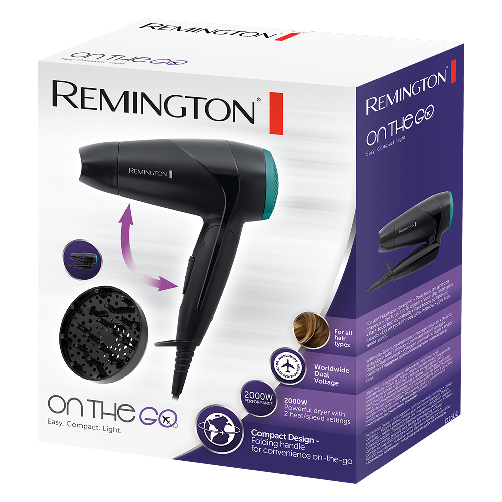 REMINGTON D1500 ON THE GO COMPACT DRYER 2000W