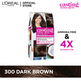 LOreal Paris Casting Creme Gloss - 300 Dark Brown Loreal  