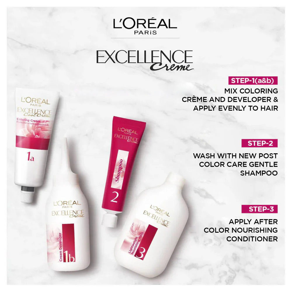 L'OrÃ©al Excellence Creme - 4 Brown Hair Color