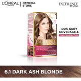 LOreal Paris Excellence Creme Hair Color -  6.1 Dark Ash Blonde Loreal  