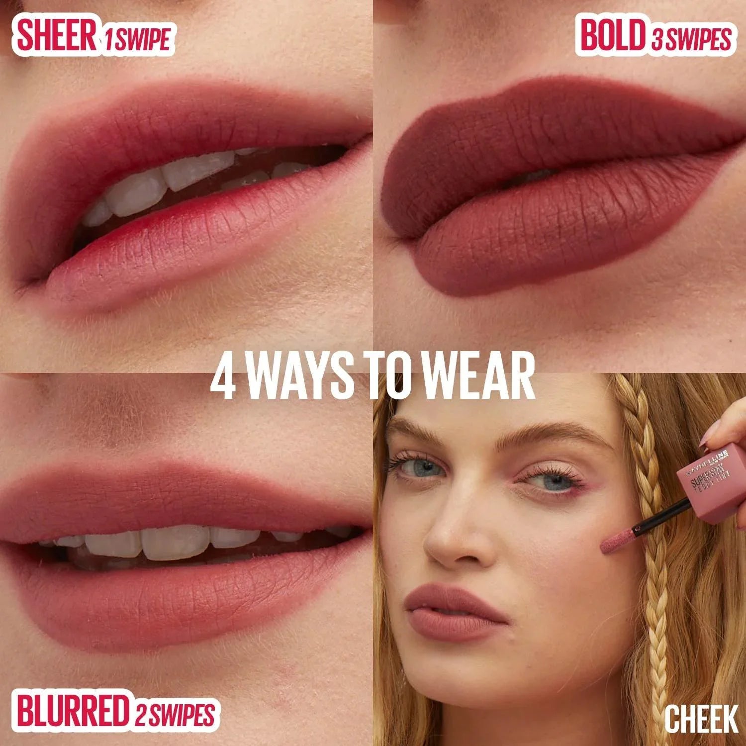 Maybelline New York - Super Stay Teddy Tintâ„¢ Liquid Lip Tint - Ribbon Tied