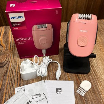 Phiilips Rechargeable Epilator , Corded Epilator for Legs, Hair Removal Device for Women.