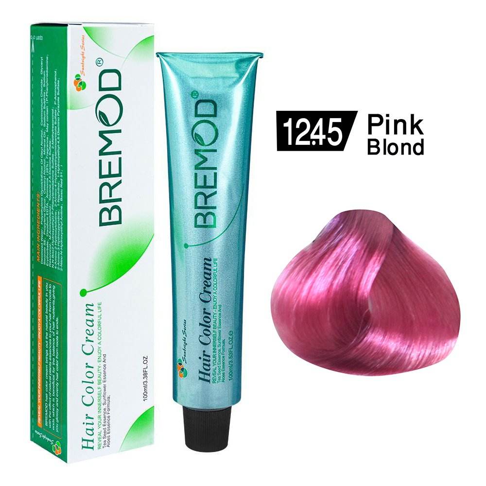 12.45 Bremod Hair Color 100ml Pink Blond