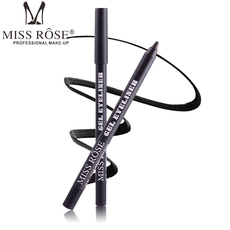 Miss Rose Waterproof Make Up Eyeliner Pencil - Black
