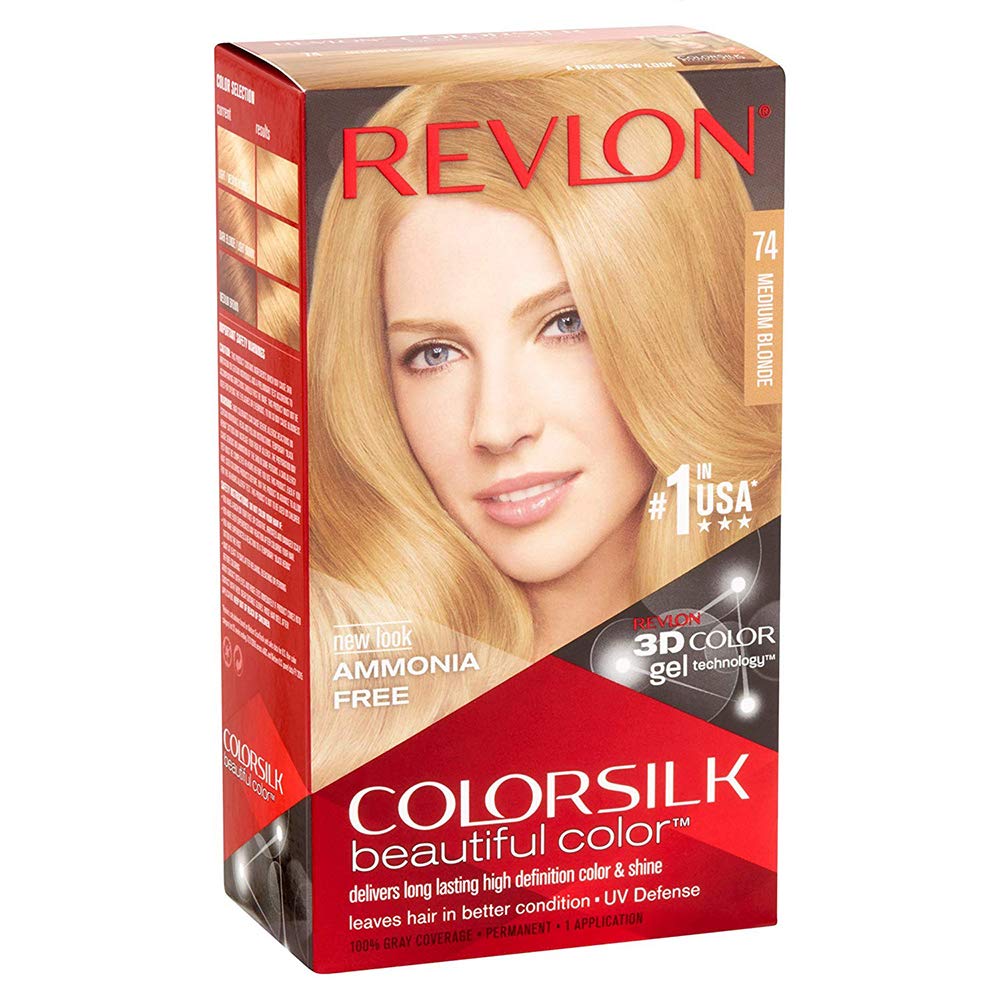 Revlon COLOR Silk 74 MEDIUM ASH BLONDE