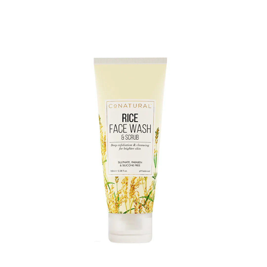 Conatural Rice Face Wash & Scrub