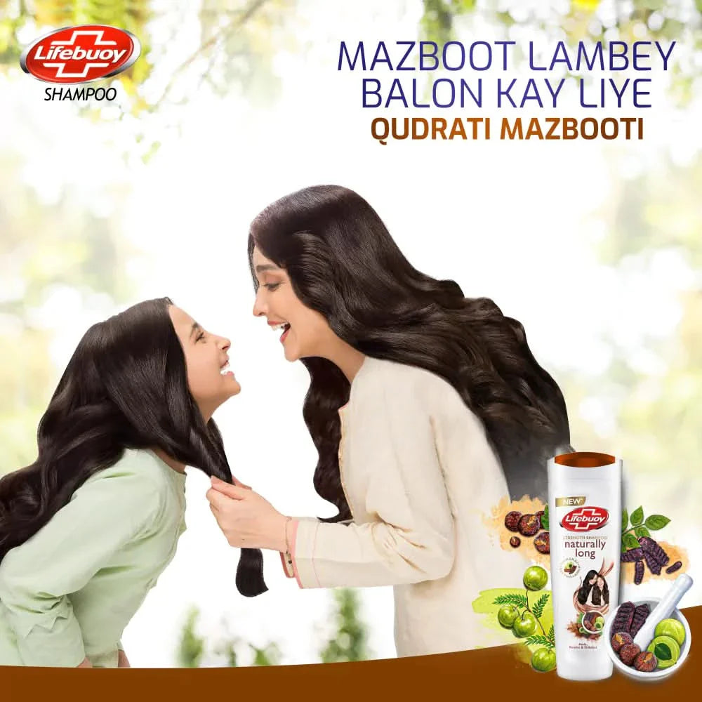 LIFEBUOY NATURALLY LONG SHAMPOO 375ML