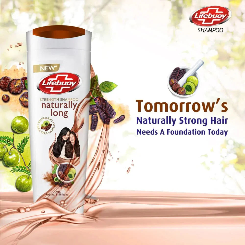 LIFEBUOY NATURALLY LONG SHAMPOO 375ML