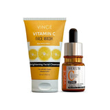 Vitamin C Serum & Face Wash Vince Care  