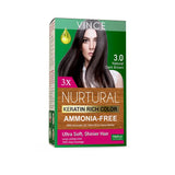 3.0 - Natural Dark Brown - Nurtural Women Hair Color Vince Care  